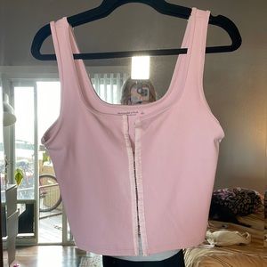 Abercrombie and Fitch size large pink/ purple tank top